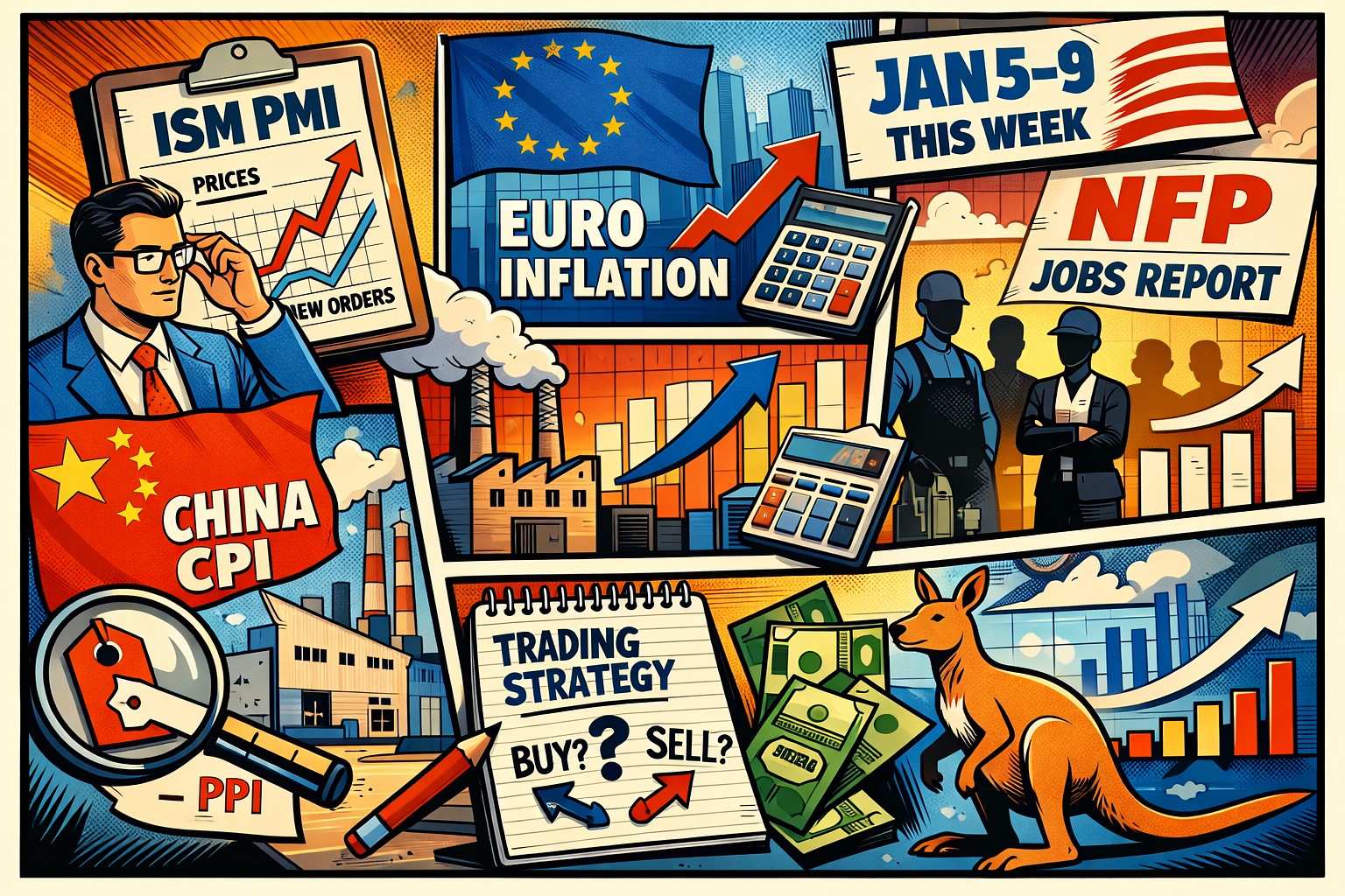 Normal liquidity returns — ISM, euro inflation, and the big NFP finale