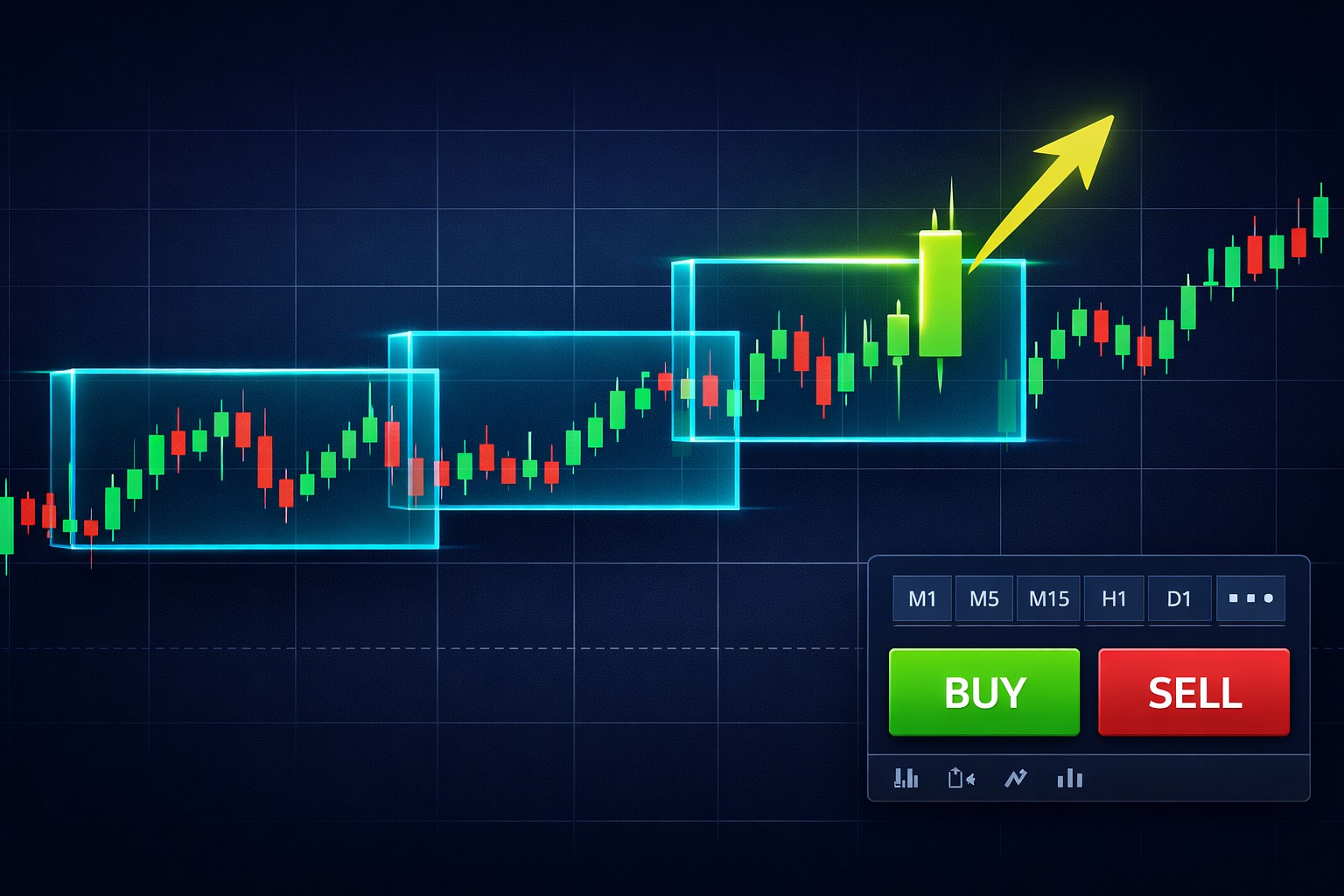 Darvas Box — อินดิเคเตอร์เบรกเอาต์สำหรับ MT4