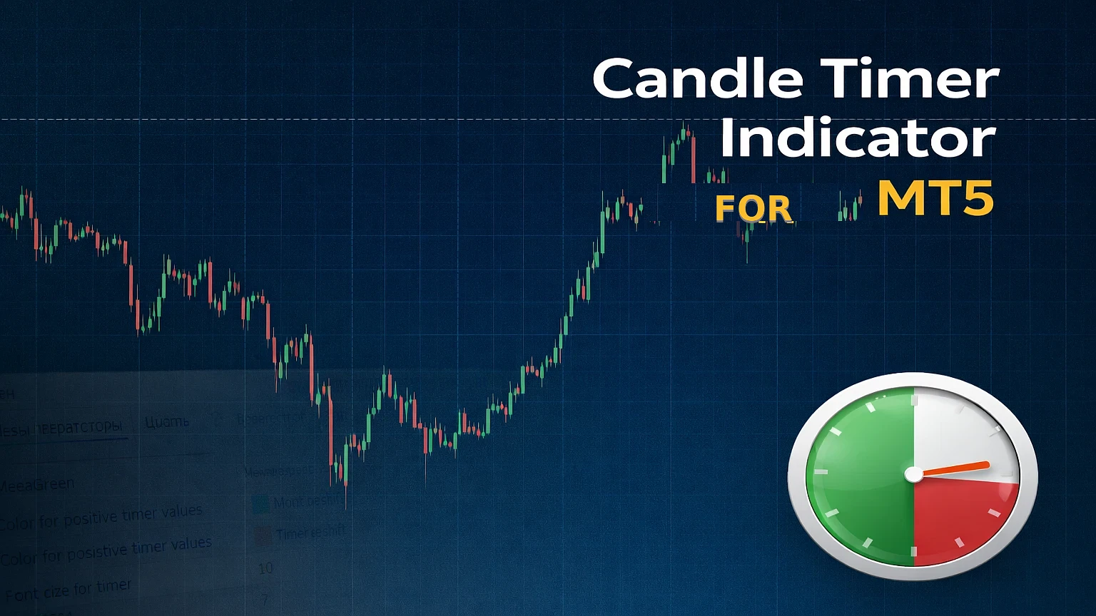 Candle Timer Indicator สำหรับ MT5 — ตัวจับเวลาของแท่งเทียนเพื่อเข้าเทรดได้แม่นยำขึ้น