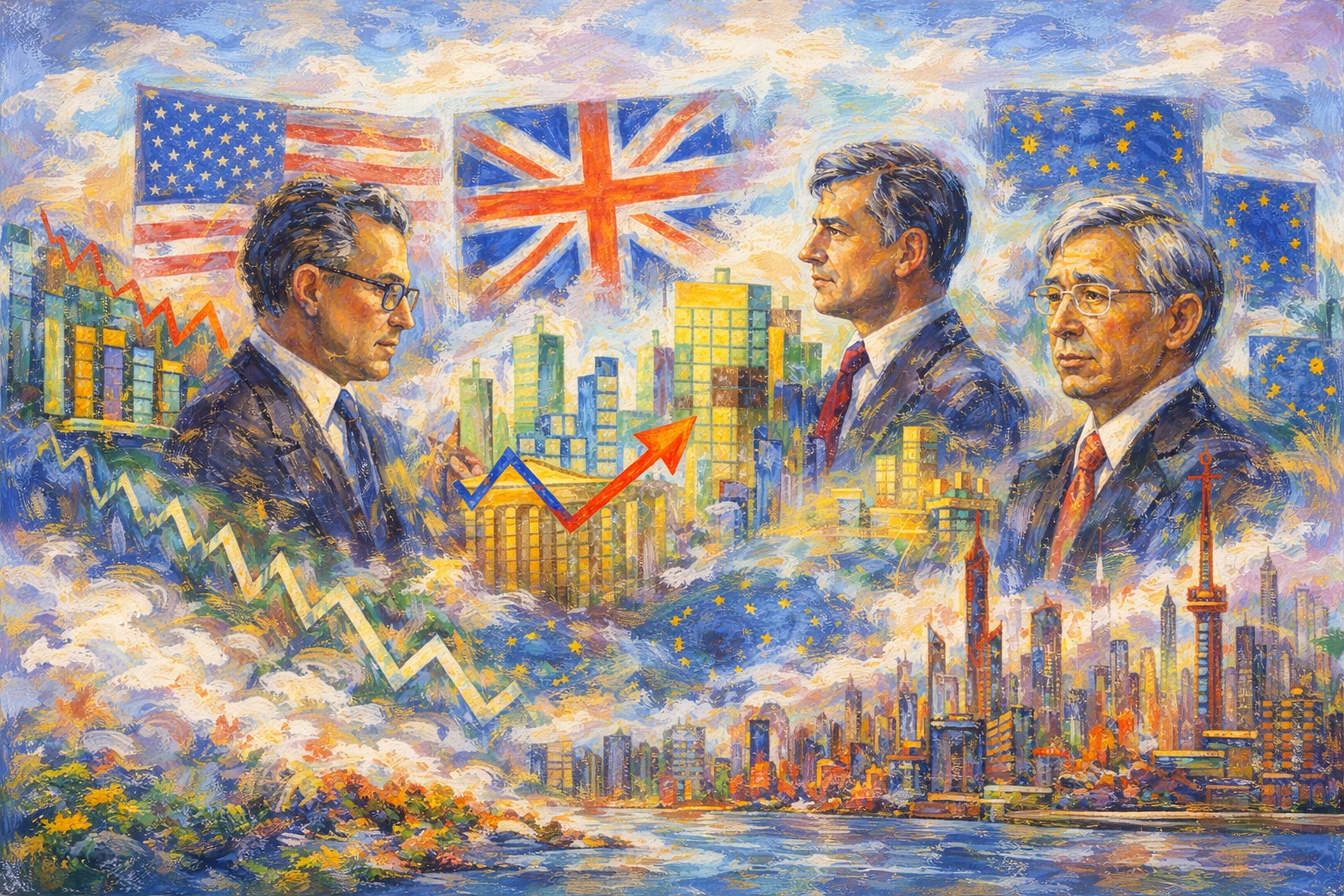 Сentral banks and the “language of rates” — FOMC, Bank of England, Bank of Japan, plus euro area inflation