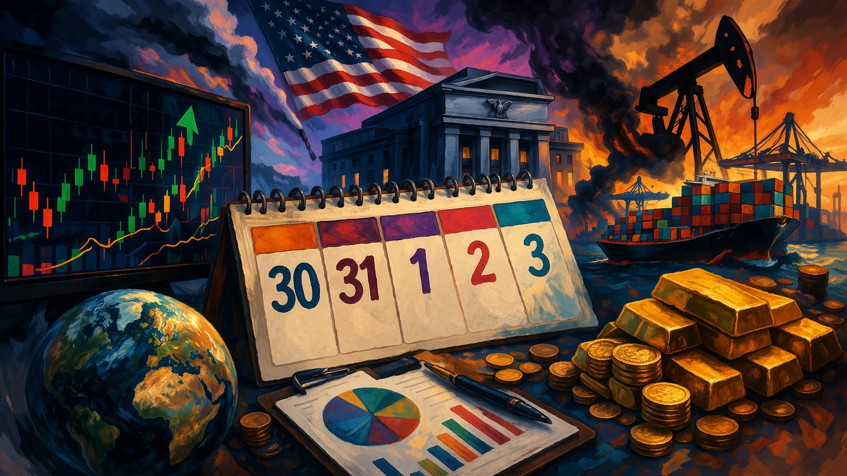 Pekan pre-NFP — ISM di awal, ADP/Services di tengah, dan vonis USD di Jumat