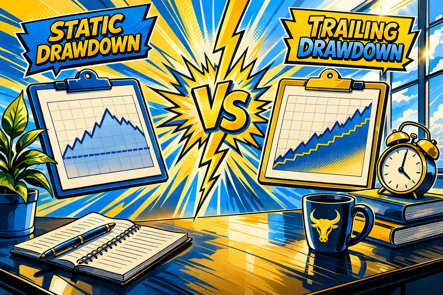 Static Drawdown vs Trailing Drawdown Explained