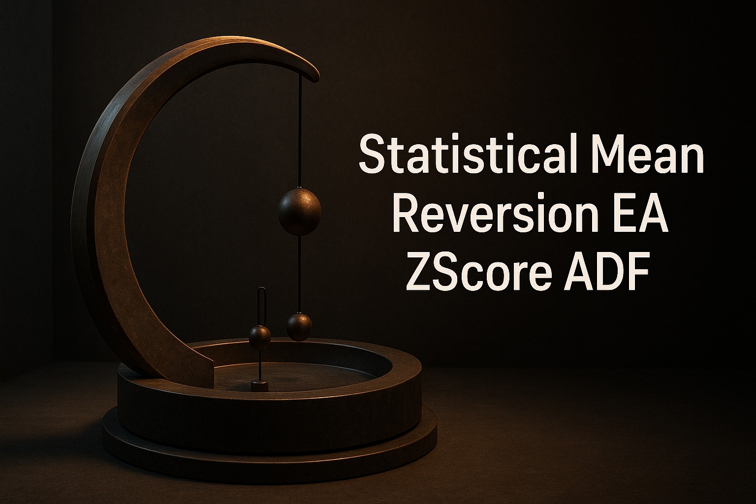 Statistical Mean Reversion EA ZScore ADF